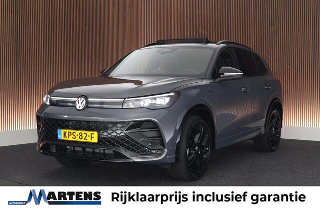 Volkswagen TIGUAN 1.5 eHybrid 272pk R-Line Edition Black Style Leder Trekhaak 360Camera HUD Keyless Massage Virtual Cockpit Panoramadak Carplay