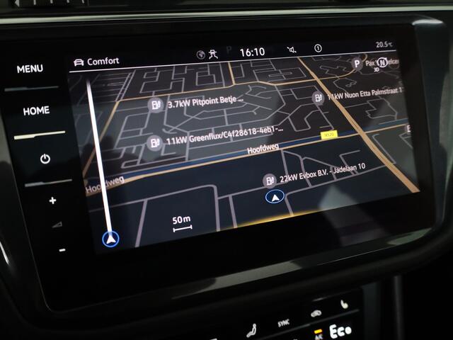 Volkswagen TIGUAN 1.4 TSI eHybrid R-Line Business 245 pk Automaat (DSG) | Navigatie | Panoramadak | Trekhaak (wegklapbaar) | Parkeersensoren (Park assist) | Achteruitrijcamera | Lederen bekleding | Elektr. voorstoelen met geheugen | R-Line |