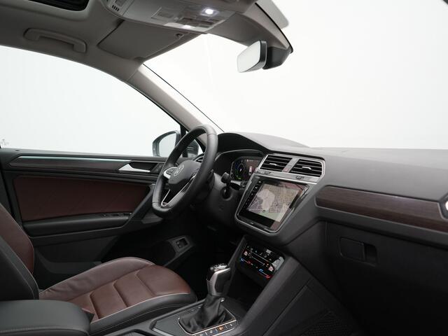 Volkswagen TIGUAN 1.4 TSI eHybrid Elegance PHEV 245pk Dealer O.H | Trekhaak Af Fabriek | Panodak | Adaptive Cruise | IQ Light | 360 Camera | Lederen Sportstoelen Memory & Verwarmd | Travel Assist | Apple Carplay | Keyless | Stuurverwarming | BLIS | Virtual | Navigatie | DAB | 18"L.M | Plug In Hybrid |