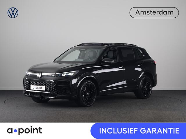 Volkswagen TIGUAN 1.5 eHybrid R-Line Edition 272 pk Automaat (DSG) | Verlengde garantie | Navigatie | Panoramadak | Trekhaak (wegklapbaar) | Rondomzicht camera | Lederen bekleding |Stoelverwarming/ventilatie | R-Line |