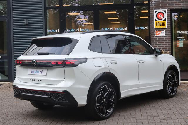 Volkswagen TIGUAN 1.5 eHybrid 272pk R-Line Black Style Pano/Leder/IQ.Light HD/360/Headup/HK/Keyless/ACC/DCC/Elek. stoelen/Dodehoek/20"/Trekhaak wegkl.