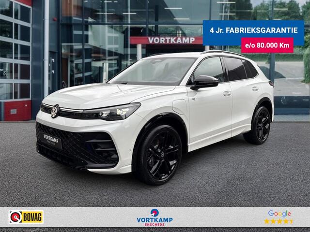 Volkswagen TIGUAN 1.5 TSI eHYBRID R-LINE BLACK-OPTIK TREKHAAK/360CAM/ELEK-KLEP/ACC/HUD/STOEL+STUURVERW