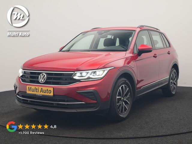 Volkswagen TIGUAN 1.4 TSI eHybrid Elegance PHEV 245pk Dealer O.H. | SOH 90.3% | Adaptive Cruise | IQ Light | Camera | Blis | Stoelen & Stuur Verwarmd | Apple Carplay | DAB | Navigatie | Lane Assist | 17"L.M | Plug In Hybrid