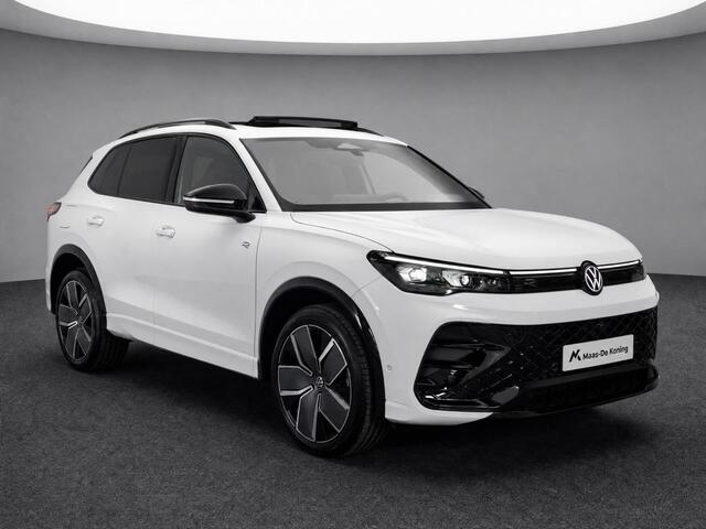 Volkswagen TIGUAN 1.5eHybrid 150kW/204PK R-Line Black Style · Leder · Trekhaak · Panoramadak · 360°Camera · Garantie t/m 28-10-2030 of 100000km.
