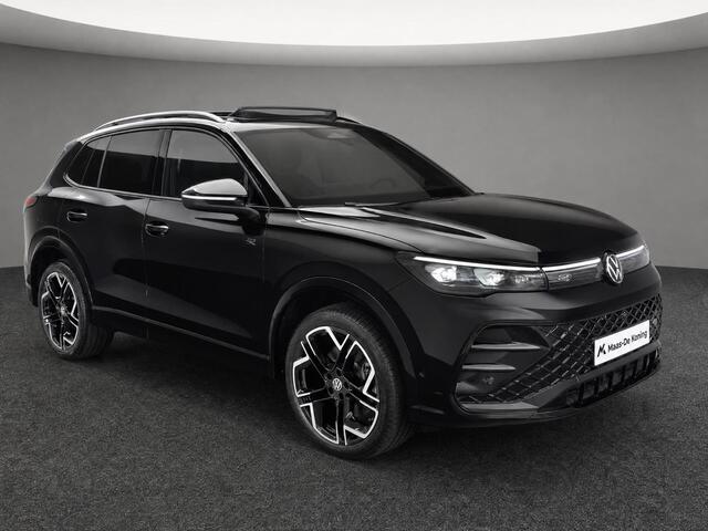 Volkswagen TIGUAN 1.5eHybrid 200kW/272PK R-Line Black Style · Trekhaak · Leder · Harman Kardon · Panoramadak · 360°Camera · Garantie t/m 20-08-2030 of 100000km.