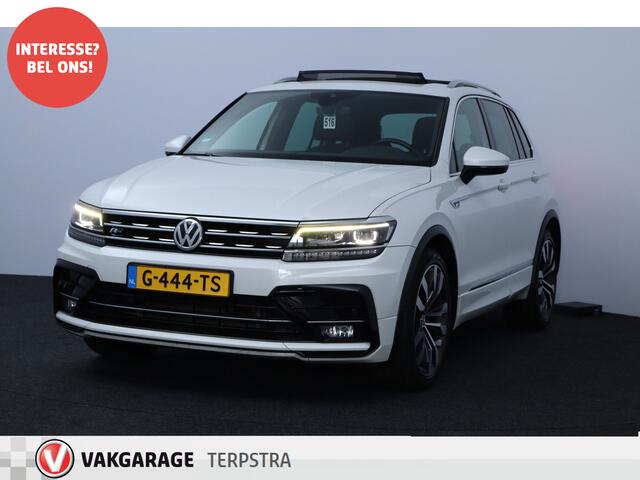 Volkswagen TIGUAN 1.5 TSI ACT R-Line/ Elek. Trekhaak/ Panorama-Dak/ 20'' LMV/ LED koplampen/ Zwarte-Hemel/ Adaptive Cruise/ Stoelverw./ Alcantara/ Virtual Cockpit/ Apple + Android/ DAB+/ Navi/ Lane-Assist./ Extra getint glas/ Ext