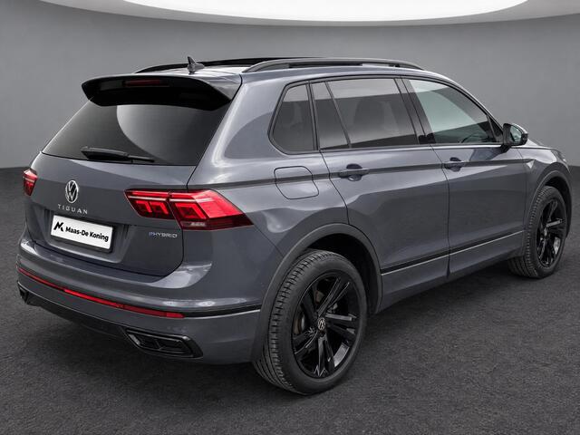 Volkswagen TIGUAN 1.4TSIeHybrid 180kW/245PK R-Line Black Style · Panoramadak · Leder · 360°Camera + Parkeersensoren · Stoelverwarming · Elektr. stoelverstelling ·