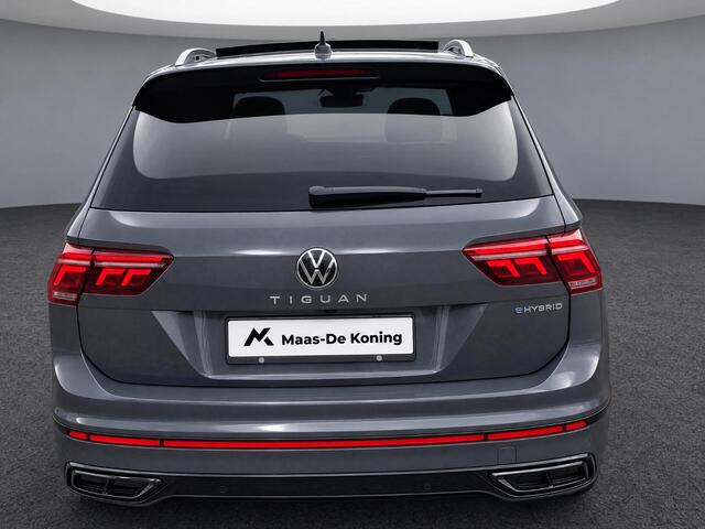 Volkswagen TIGUAN 1.4TSIeHybrid 180kW/245PK R-Line Black Style · Panoramadak · Leder · 360°Camera + Parkeersensoren · Stoelverwarming · Elektr. stoelverstelling ·