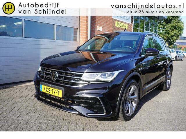 Volkswagen TIGUAN 1.4 TSI EHYBRID R-LINE BUSINESS+ VOL LUXE 1800KG TREKGEWICHT SOH 97% PANORAMADAK 360CAMERA LEDER STOELVERW.V+A STUURVERW. ADAPTIEVE CRUISE DIGI COCKPIT 19INCH ANDROID/APPLECARPLAY NAVI CLIMA PDC V+A+ASSIST KEYLESS FULL LED ENZ...
