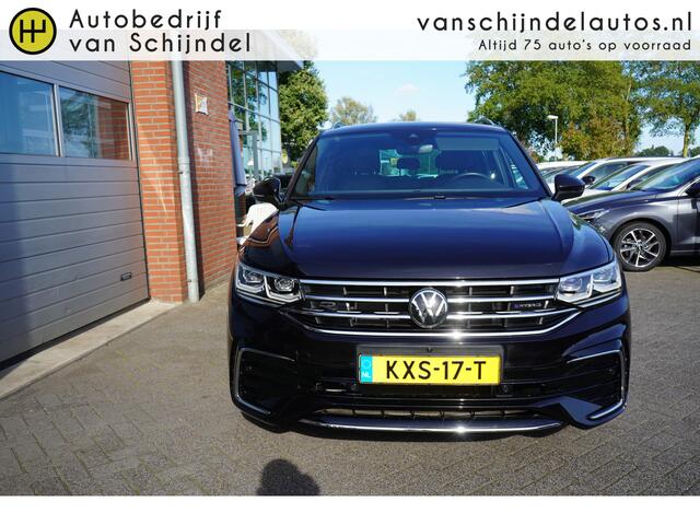 Volkswagen TIGUAN 1.4 TSI EHYBRID R-LINE BUSINESS+ VOL LUXE 1800KG TREKGEWICHT SOH 97% PANORAMADAK 360CAMERA LEDER STOELVERW.V+A STUURVERW. ADAPTIEVE CRUISE DIGI COCKPIT 19INCH ANDROID/APPLECARPLAY NAVI CLIMA PDC V+A+ASSIST KEYLESS FULL LED ENZ...