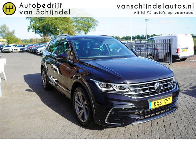 Volkswagen TIGUAN 1.4 TSI EHYBRID R-LINE BUSINESS+ VOL LUXE 1800KG TREKGEWICHT SOH 97% PANORAMADAK 360CAMERA LEDER STOELVERW.V+A STUURVERW. ADAPTIEVE CRUISE DIGI COCKPIT 19INCH ANDROID/APPLECARPLAY NAVI CLIMA PDC V+A+ASSIST KEYLESS FULL LED ENZ...