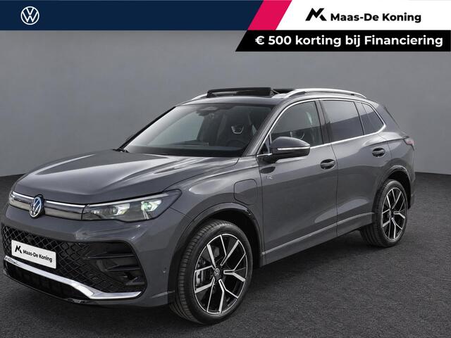 Volkswagen TIGUAN 1.5eHybrid 200kW/272PK R-Line · Panoramadak · Trekhaak · 360°Camera + Parkeersensoren · Garantie t/m 20-07-2030 of 100000km.