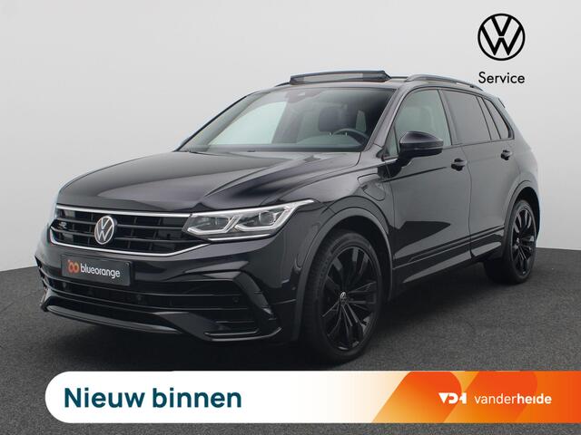 Volkswagen TIGUAN 1.4 TSI eHybrid R-Line Business+ 245PK DSG Panoramadak, Trekhaak, Leder, Black Style, Stoel-Stuurverwarming, Keyless, Achteruitrijcamera, Elektr. Achterklep, Memorystoel, 20" LM Velgen