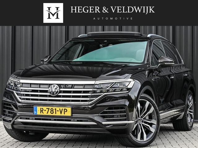 Volkswagen TOUAREG 3.0 TSi eHybrid 4MOTION | Panoramadak | Night Vision | Luchtvering | Massagestoelen + Ventilatie | Dynaudio | HUD | 360 Camera | Ambiance Interieur | Trekhaak | Soft Close | Stoelverwarming V+A |