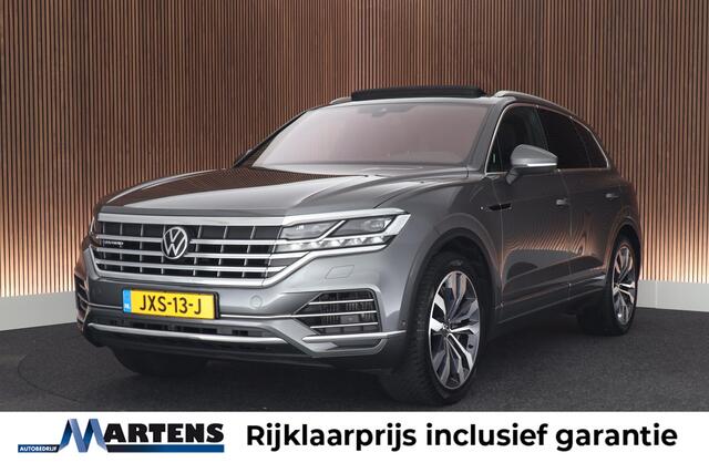 Volkswagen TOUAREG 3.0 TSi eHybrid 380pk 4MOTION Elegance Stoelventilatie 360Camera Trekhaak Keyless Panoramadak Leder Virtual Cockpit Navigatie