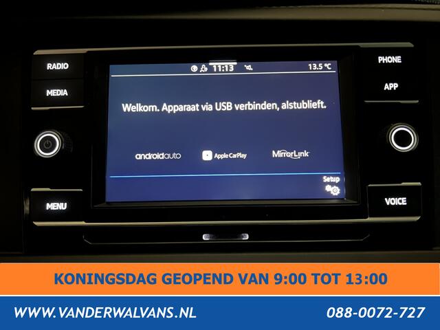 Volkswagen TRANSPORTER 2.0 TDI L2H1 inrichting Euro6 RIJKLAAR Airco | Imperiaal | Apple Carplay | Android Auto Cruisecontrol, Parkeersensoren