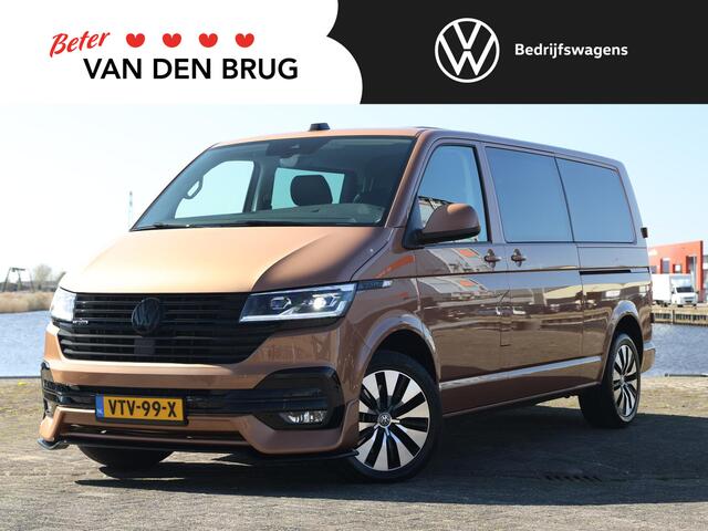 Volkswagen TRANSPORTER 2.0 TDI 204PK DSG 4Motion L2H1 DC Bulli 75-Edition | ACC | LED | Elektrische Schuifdeuren | Leder | Alarm | Stoelverwarming | Trekhaak |