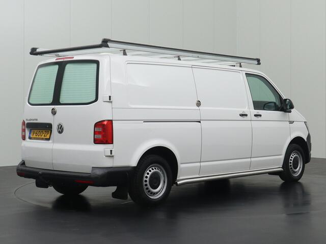 Volkswagen TRANSPORTER 2.0TDI Lang Achterdeuren | Imperiaal | Trekhaak | Airco | 3-Persoons | Betimmering | Gate Locks