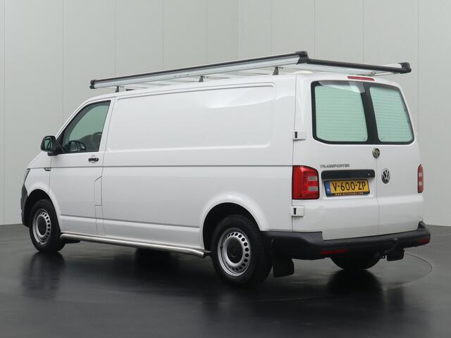 Volkswagen TRANSPORTER 2.0TDI Lang Achterdeuren | Imperiaal | Trekhaak | Airco | 3-Persoons | Betimmering | Gate Locks