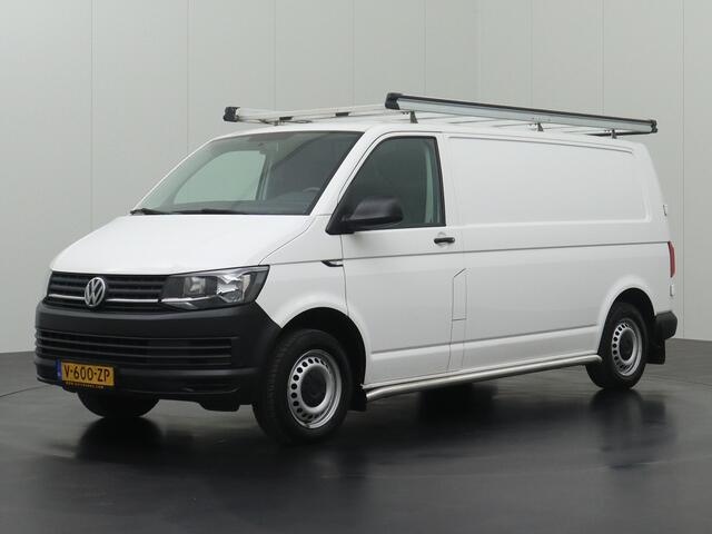 Volkswagen TRANSPORTER 2.0TDI Lang Achterdeuren | Imperiaal | Trekhaak | Airco | 3-Persoons | Betimmering | Gate Locks