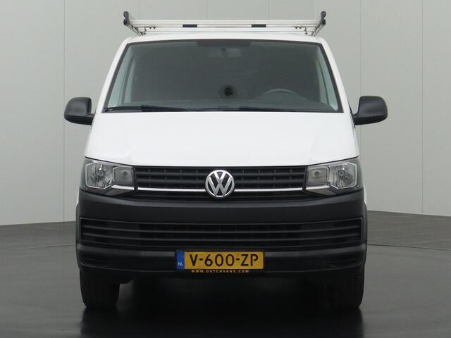 Volkswagen TRANSPORTER 2.0TDI Lang Achterdeuren | Imperiaal | Trekhaak | Airco | 3-Persoons | Betimmering | Gate Locks