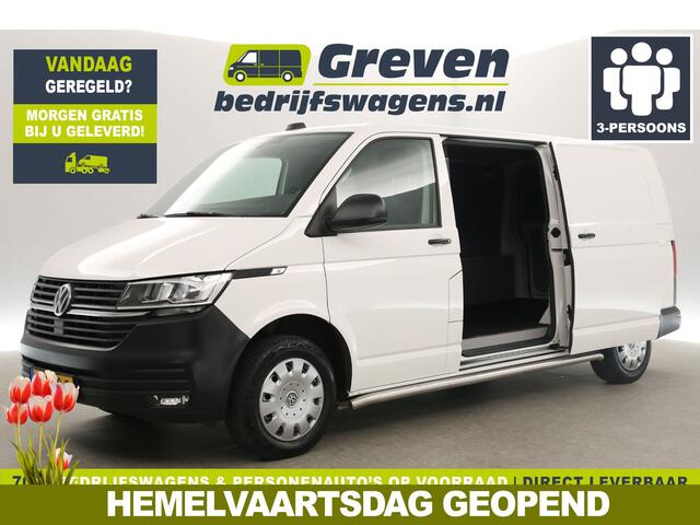 Volkswagen TRANSPORTER 2.0 TDI L2H1 Airco Cruise Carplay 2xSchuifdeur Navigatie PDC 3 Persoons Elektrpakket