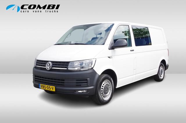 Volkswagen TRANSPORTER 2.0 TDI L2H1 DC > 102pk | Dubbele Cabine 5 zit | Trekhaak | Cruise control...