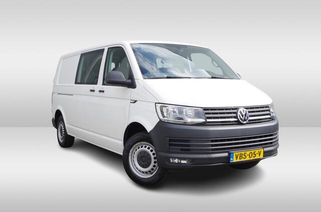 Volkswagen TRANSPORTER 2.0 TDI L2H1 DC > 102pk | Dubbele Cabine 5 zit | Trekhaak | Cruise control...