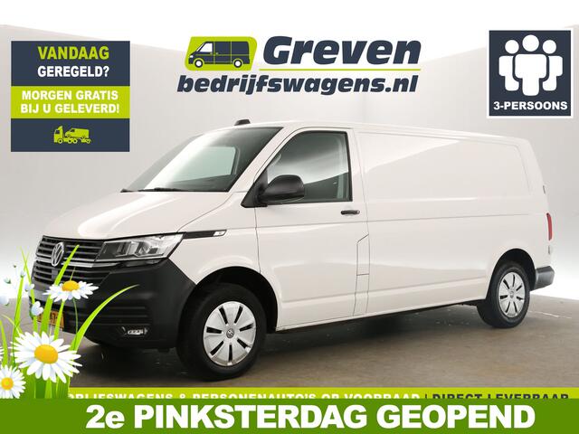 Volkswagen TRANSPORTER 2.0 TDI L2H1 140PK Airco Cruise Carplay PDC Navigatie 3 Persoons Elektrpakket Trekhaak