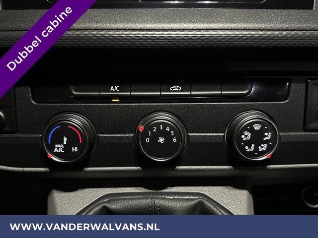 Volkswagen TRANSPORTER 2.0 TDI L2H1 Dubbele cabine Euro6 Airco | Apple Carplay | Android Auto | 5-Zits | 2200kg Trekhaak Cruisecontrol, Parkeersensoren