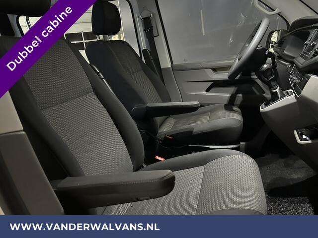 Volkswagen TRANSPORTER 2.0 TDI L2H1 Dubbele cabine Euro6 Airco | Apple Carplay | Android Auto | 5-Zits | 2200kg Trekhaak Cruisecontrol, Parkeersensoren