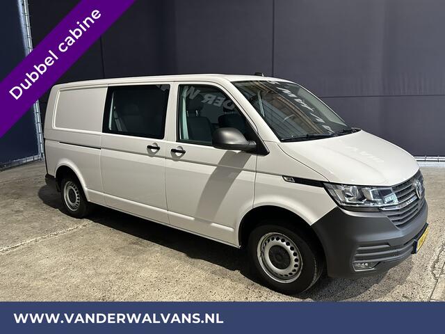 Volkswagen TRANSPORTER 2.0 TDI L2H1 Dubbele cabine Euro6 Airco | Apple Carplay | Android Auto | 5-Zits | 2200kg Trekhaak Cruisecontrol, Parkeersensoren