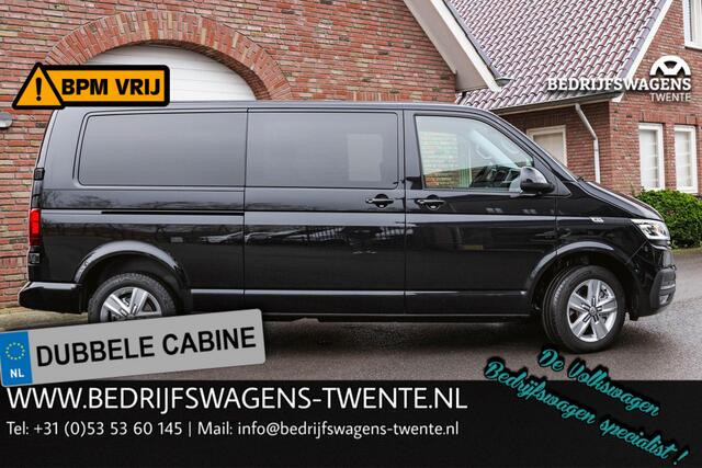Volkswagen TRANSPORTER T6.1 2.0 TDI 204PK DSG L2H1 HIGHLINE DUB/CAB Standkachel | Leder | LED | Trekhaak | Full Option |