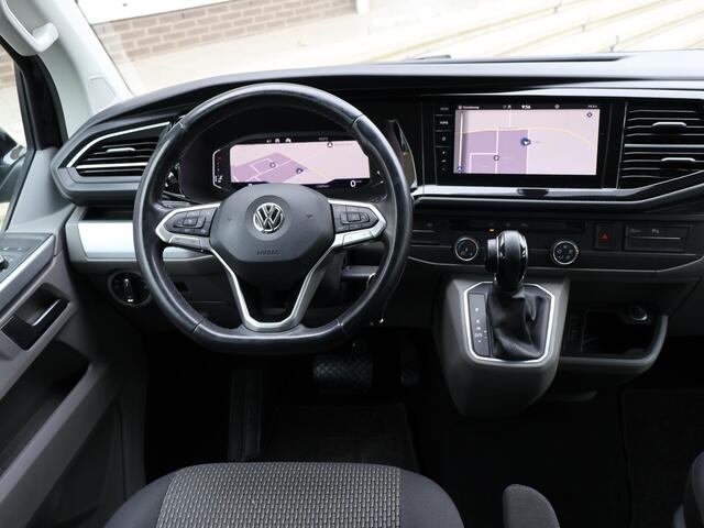 Volkswagen TRANSPORTER 2.0 TDI 200 PK DSG BULLI DUBBEL CABINE + 2 SCHUIFDEUREN | DIGITALE COCKPIT | LED | TREKHAAK | CAMERA