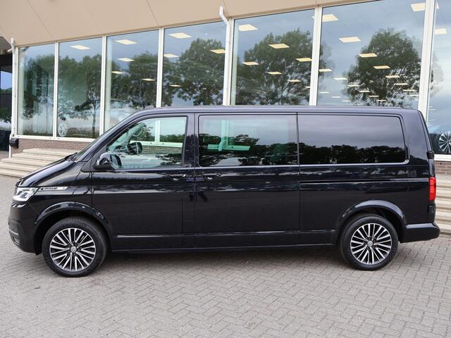 Volkswagen TRANSPORTER 2.0 TDI 200 PK DSG BULLI DUBBEL CABINE + 2 SCHUIFDEUREN | DIGITALE COCKPIT | LED | TREKHAAK | CAMERA