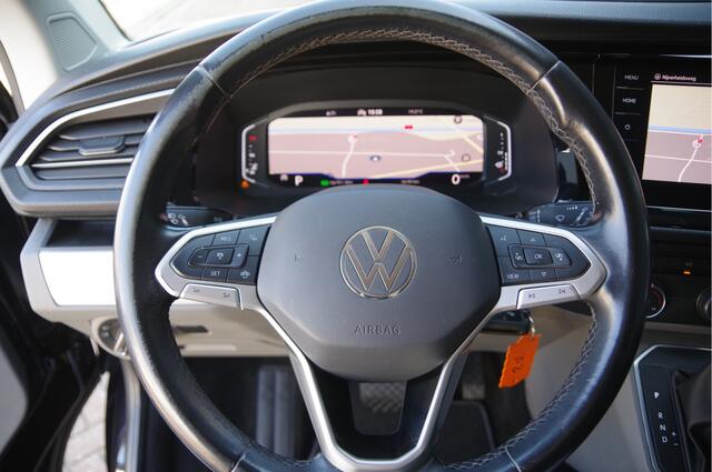 Volkswagen TRANSPORTER 2.0 TDI L2 BULLI 150PK AUT. LED, LEDER, TREKHAAK, ADAPT. CRUISE, DIGITAL COCKPIT, NAVI, AIRCO, CARPLAY, PARKEERSENSOREN, NL AUTO, NAP