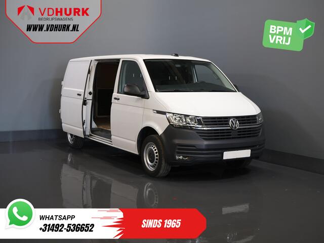 Volkswagen TRANSPORTER 2.0 TDI L2 BPM VRIJ! NL Auto/ Carplay/ Cruise/ Airco/ Navi/ PDC