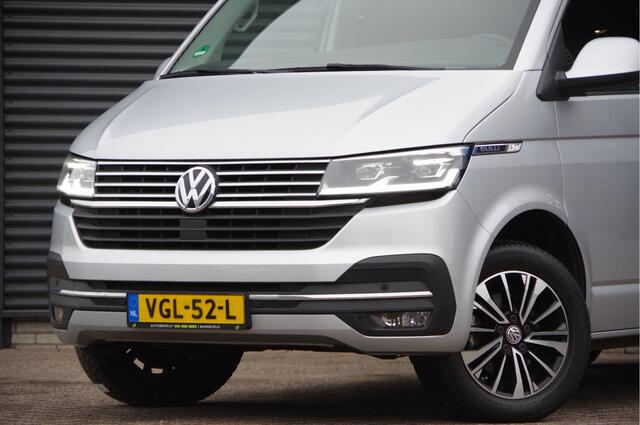 Volkswagen TRANSPORTER 2.0 TDI L2 BULLI, 150PK AUT. GLASSLOOK, LED, TREKHAAK, VIRTUAL, ADAPT. CRUISE, NAVI, AIRCO, PARKEERSENSOREN, CARPLAY, NL AUTO, NAP