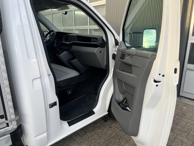 Volkswagen TRANSPORTER 2.0 TDI 150pk Pick up Kipper Airco Cruise controle 1e eigenaar Telefoonverbinding Dealer onderhouden Gereedschapskist 3-Persoons Kieper P-up Doka Pritsche Euro 6