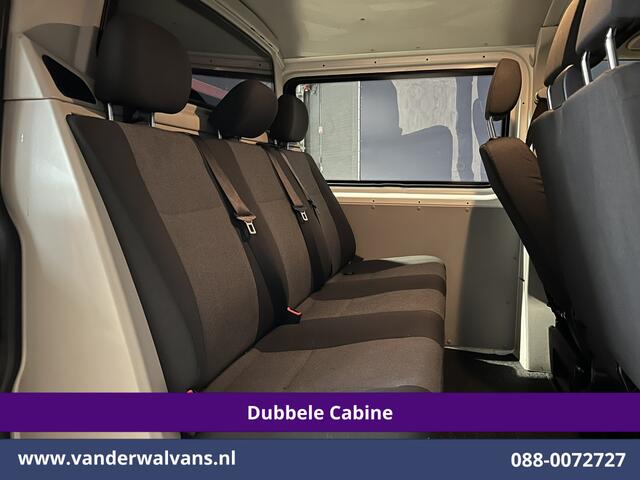 Volkswagen TRANSPORTER 2.0 TDI 150pk L2H1 Dubbele Cabine Euro6 Airco | 6-Zits | 2500kg Trekhaak Cruisecontrol, Bijrijdersbank