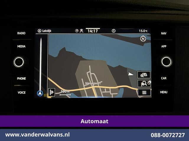 Volkswagen TRANSPORTER 2.0 TDI 150pk Automaat L1H1 inrichting Euro6 Airco | Navigatie | Apple Carplay Cruisecontrol, Android Auto, Parkeersensoren, Bijrijdersbank, 2500kg trekvermogen