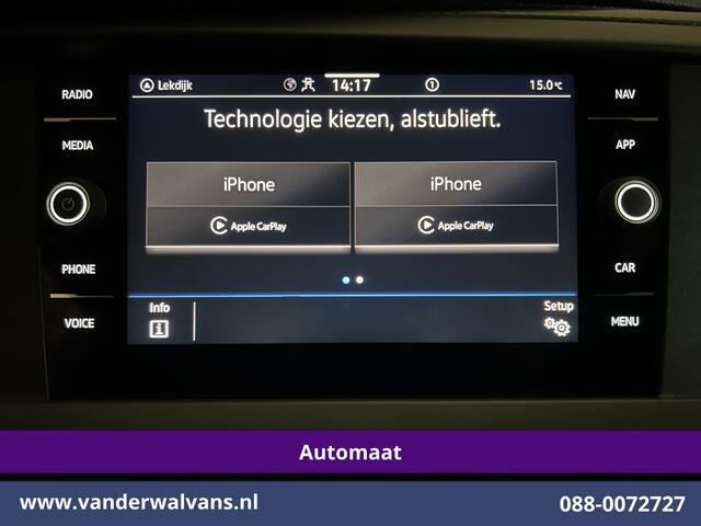 Volkswagen TRANSPORTER 2.0 TDI 150pk Automaat L1H1 inrichting Euro6 Airco | Navigatie | Apple Carplay Cruisecontrol, Android Auto, Parkeersensoren, Bijrijdersbank, 2500kg trekvermogen