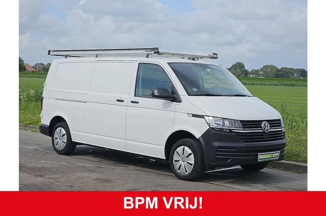 Volkswagen TRANSPORTER 2.0 TDI T6.1 L2H1 Deuren NAP Airco Euro6 Trekhaak Imperiaal CarPlay!