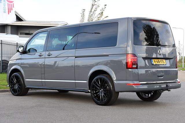 Volkswagen TRANSPORTER 2.0 TDI L2H1 DC Caravelle Full options! Adaptieve Cruise, Virtual, Carplay, LED, 204PK, 2 x Schuifdeur, Clima, Stoelverwarming, Trekhaak, Uniek! Bulli