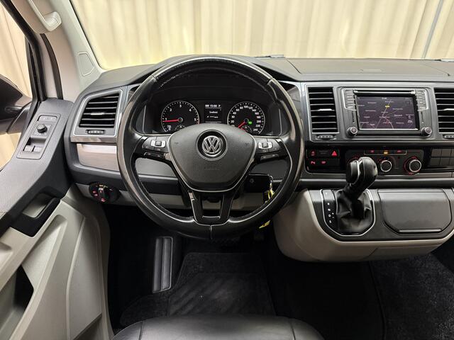Volkswagen TRANSPORTER 2.0 TDI L2H1 DC Highline *LED* Leder / Adapt. Cruise / Carplay / Camera / Trekhaak / Navigatie / 19'' LMV / Org.NL!