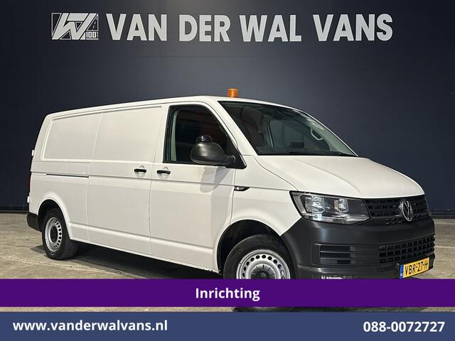 Volkswagen TRANSPORTER 2.0 TDI 150pk L2H1 Inrichting Euro6 Airco | Camera | Leder | Cruisecontrol | 2500kg Trekhaak Parkeersensoren