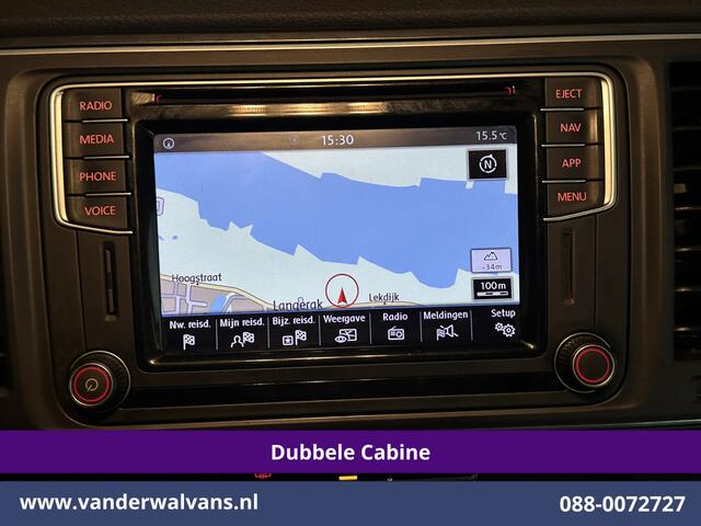 Volkswagen TRANSPORTER 2.0 TDI 150pk Automaat L2H1 Dubbele Cabine Euro6 Airco | 5-Zits | Navigatie | LM Velgen Apple Carplay, Android Auto, Cruisecontrol, Parkeersensoren, Verwarmde voorruit, Achterklep