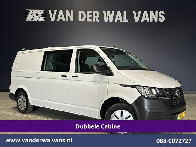 Volkswagen TRANSPORTER 2.0 TDI 150pk Automaat L2H1 Dubbele Cabine Euro6 Airco | 5-Zits | Camera | Apple Carplay Android Auto, Cruisecontrol, 2500kg Trekhaak