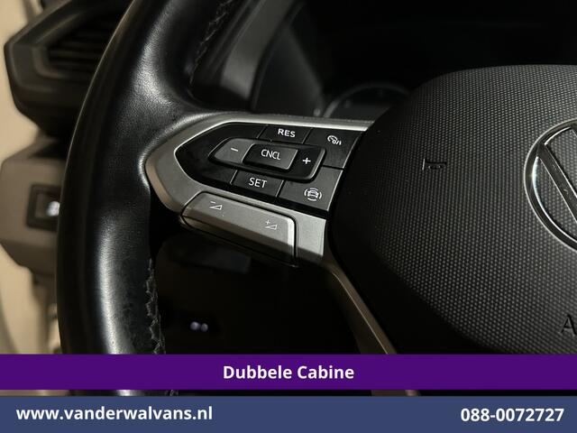 Volkswagen TRANSPORTER 2.0 TDI 150pk Automaat L2H1 Dubbele Cabine Euro6 Airco | 5-Zits | Camera | Apple Carplay Android Auto, Cruisecontrol, 2500kg Trekhaak
