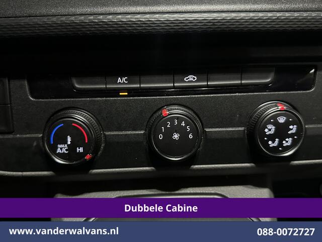 Volkswagen TRANSPORTER 2.0 TDI 150pk Automaat L2H1 Dubbele Cabine Euro6 Airco | 5-Zits | Camera | Apple Carplay Android Auto, Cruisecontrol, 2500kg Trekhaak